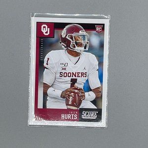 2020 Score #358 Philadelphia Eagles Jalen Hurts Rookie Card